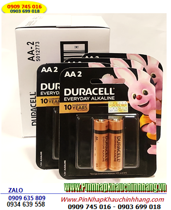 COMBO 01HỘP 12vỉ=24viên (Vỉ 2viên) Pin AA Duracell LR6 Everyday Alkaline 1.5v _Giá chỉ 270.000/Hộp